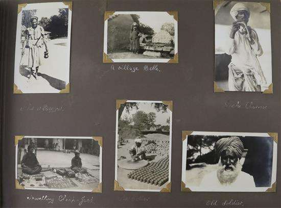 A 1930s photograph album, compiled by an Indian Army Officer,